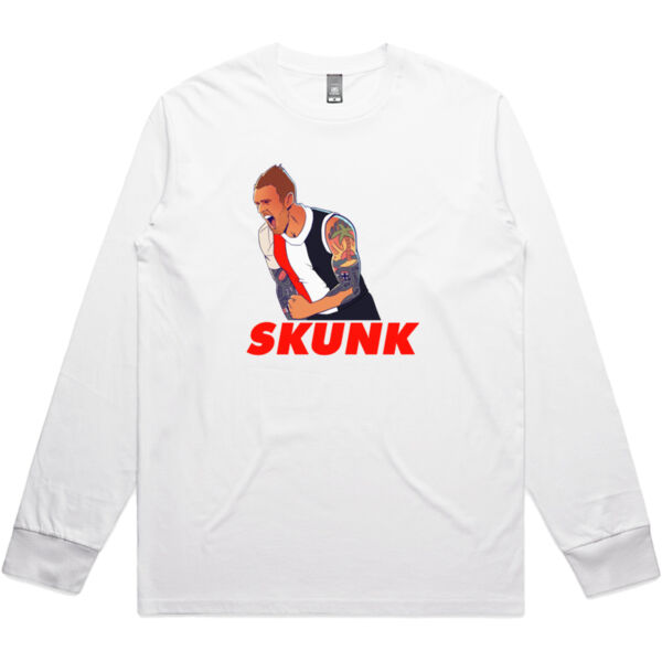 Skunk Long Sleeve - White Thumbnail